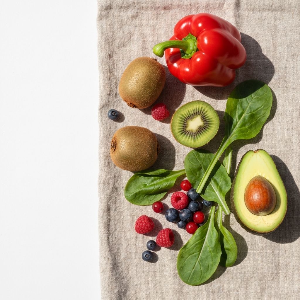 Kolorowe warzywa i owoce